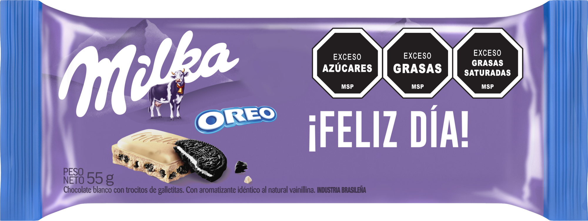 Milka Oreo Blanco 55g - Nerilan Uruguay